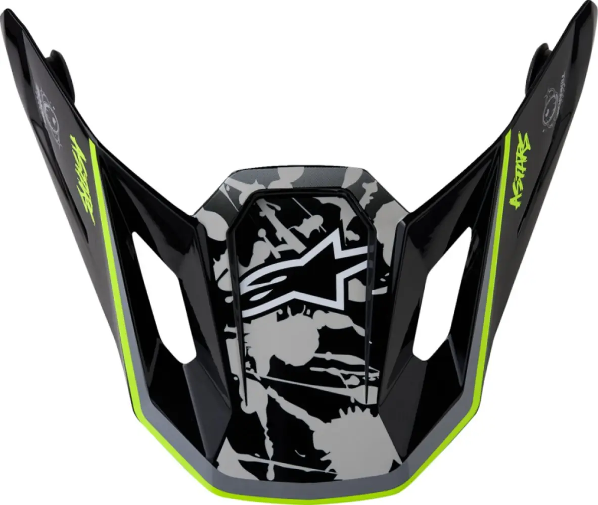 ALPINESTARS(MX) - VISOR S-M7 BLASTER BK/GY/YL - 01301515