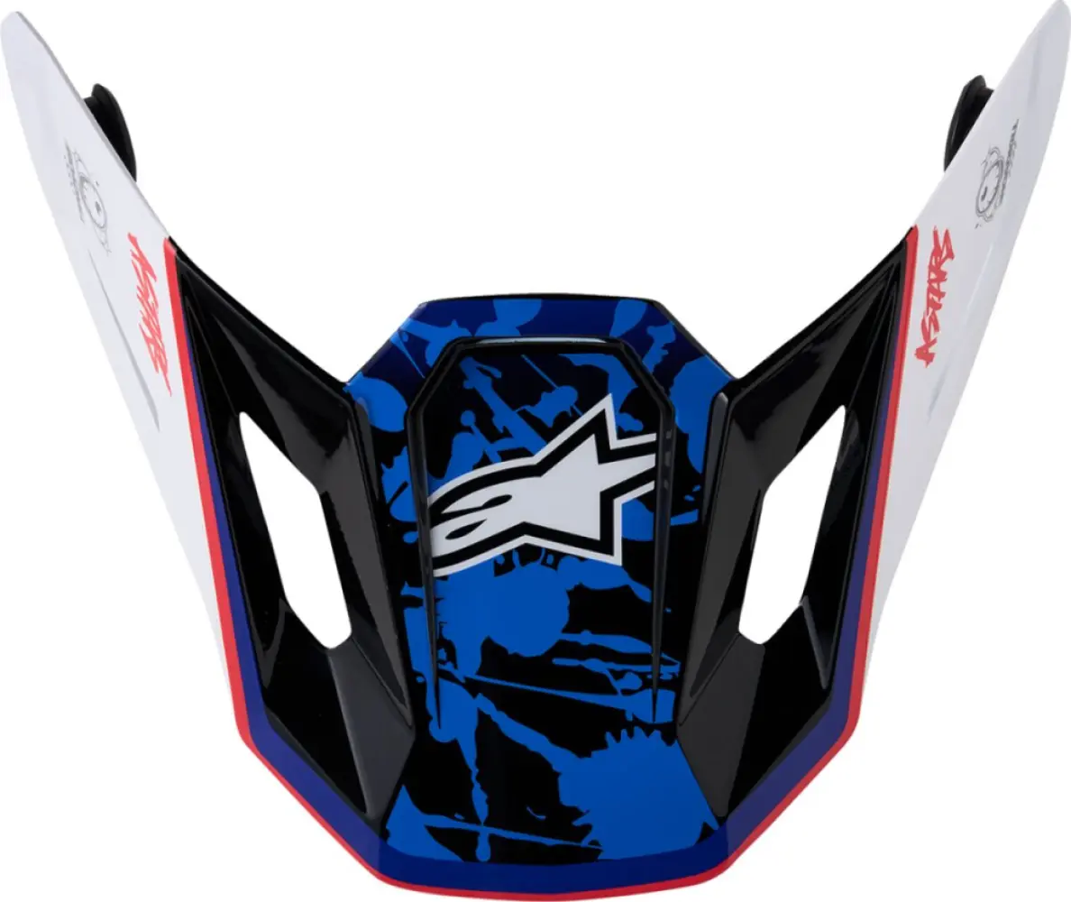 ALPINESTARS(MX) - VISOR S-M7 BLASTER WH/BU/RD - 01301516