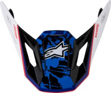 ALPINESTARS(MX) - VISOR S-M7 BLASTER WH/BU/RD - 01301516