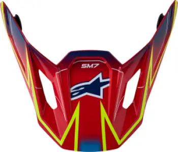 ALPINESTARS(MX) - VISOR S-M7 CAST RD/YL/BL - 01301519