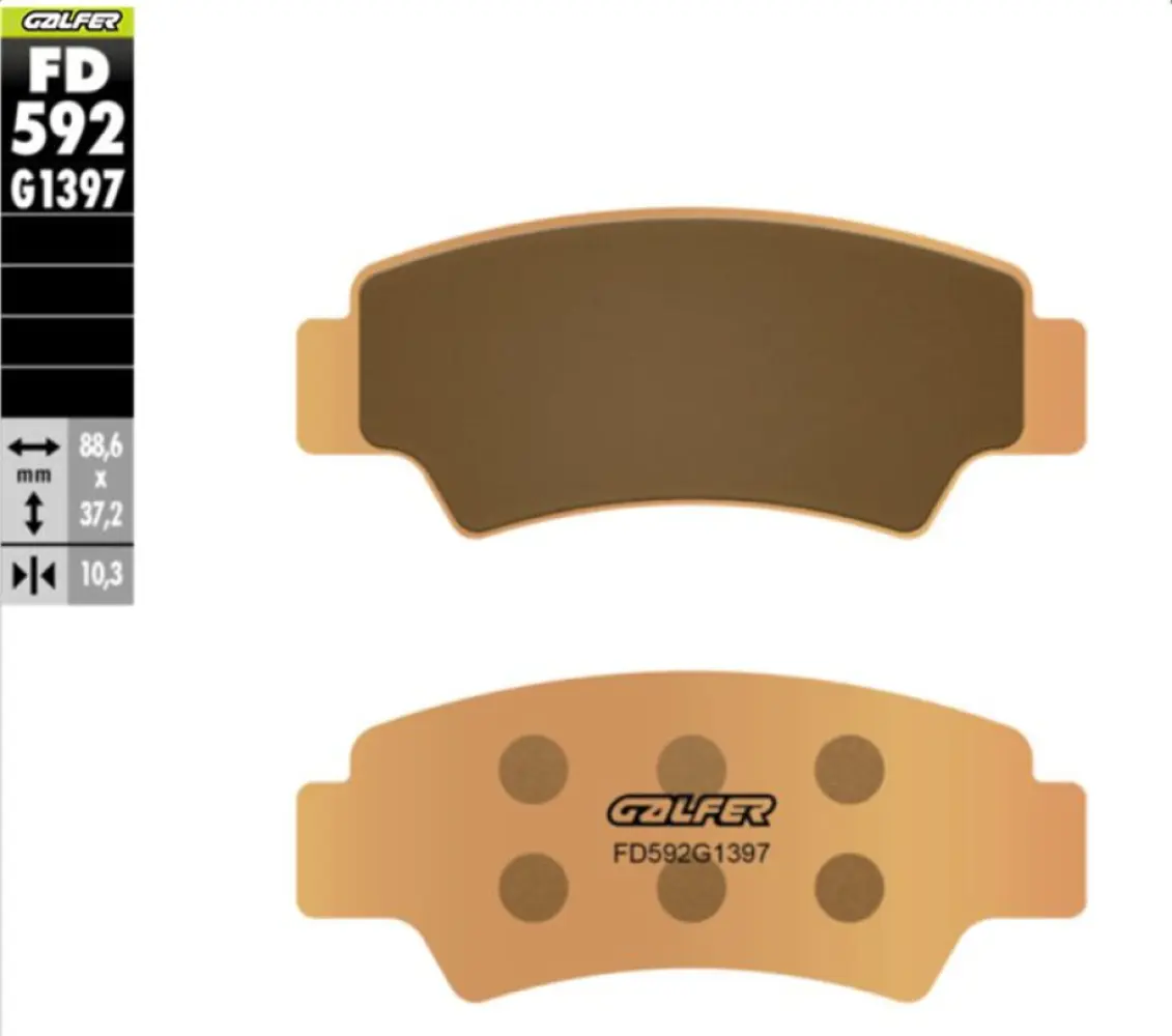 GALFER - BRAKE PAD SINTERED RR - 17214115