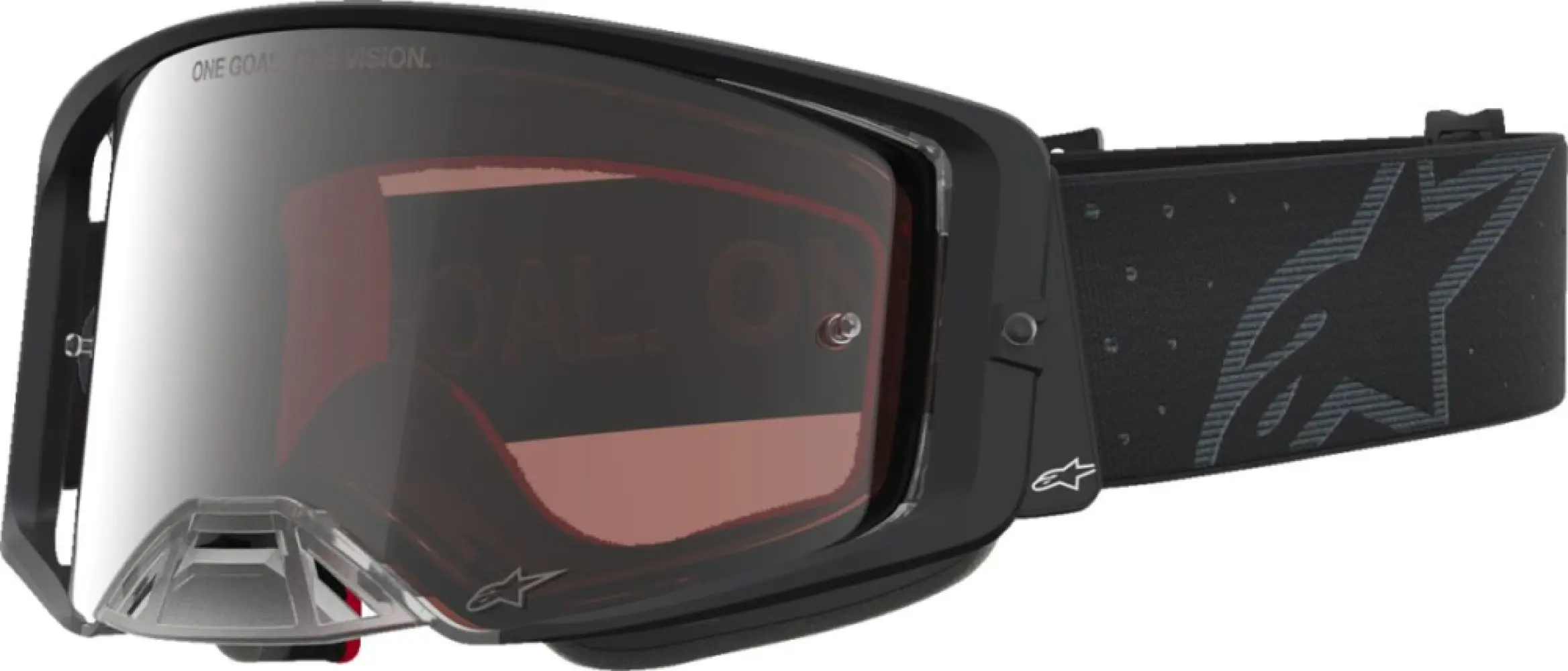 ALPINESTARS GOGGLES - GOGGLE SUPERTECH CLOAK BLK MIR - 26014115