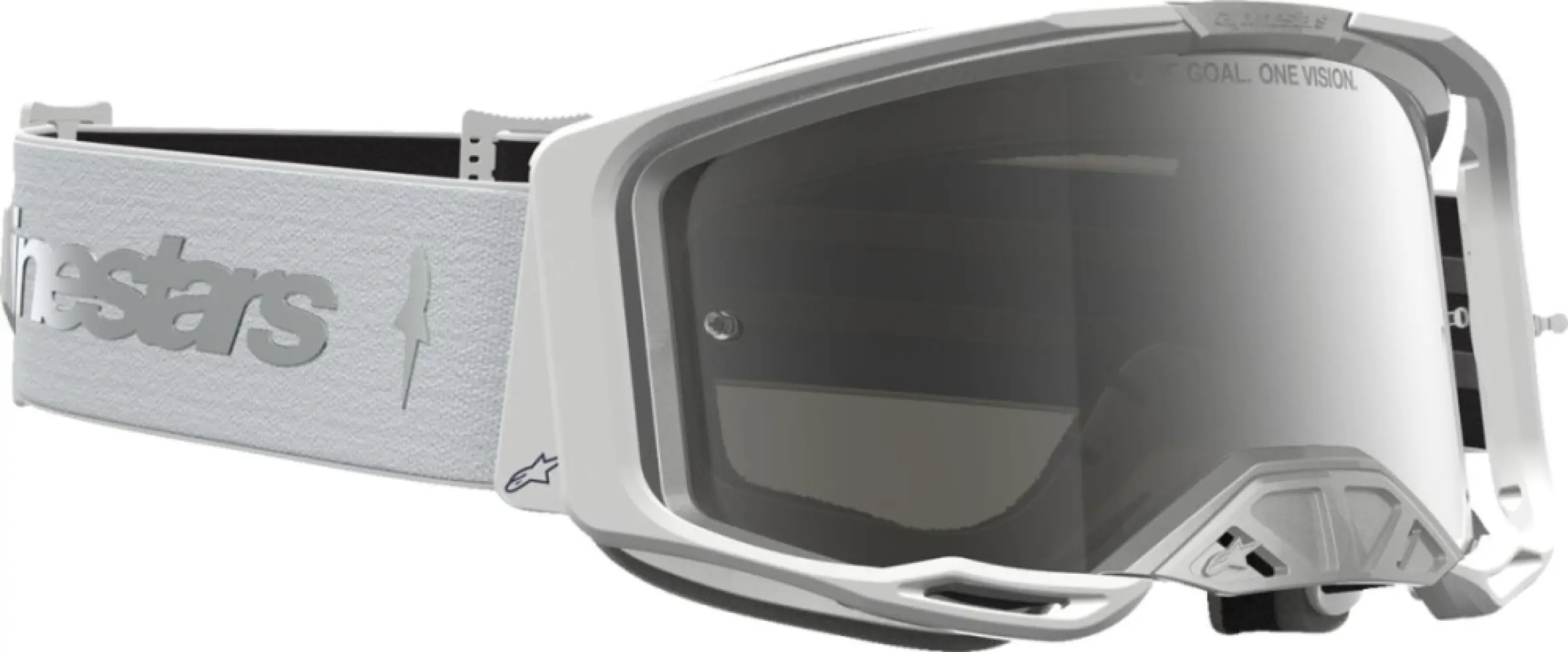 ALPINESTARS GOGGLES - GOGGLE VISION 8 AMBER WHT SILV - 26014131
