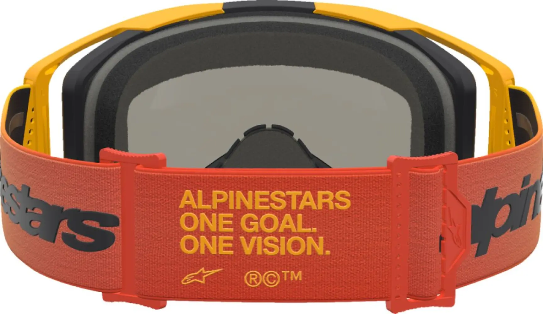 ALPINESTARS GOGGLES - GOGGLE VISION 8 AMBER FIRE RED - 26014132