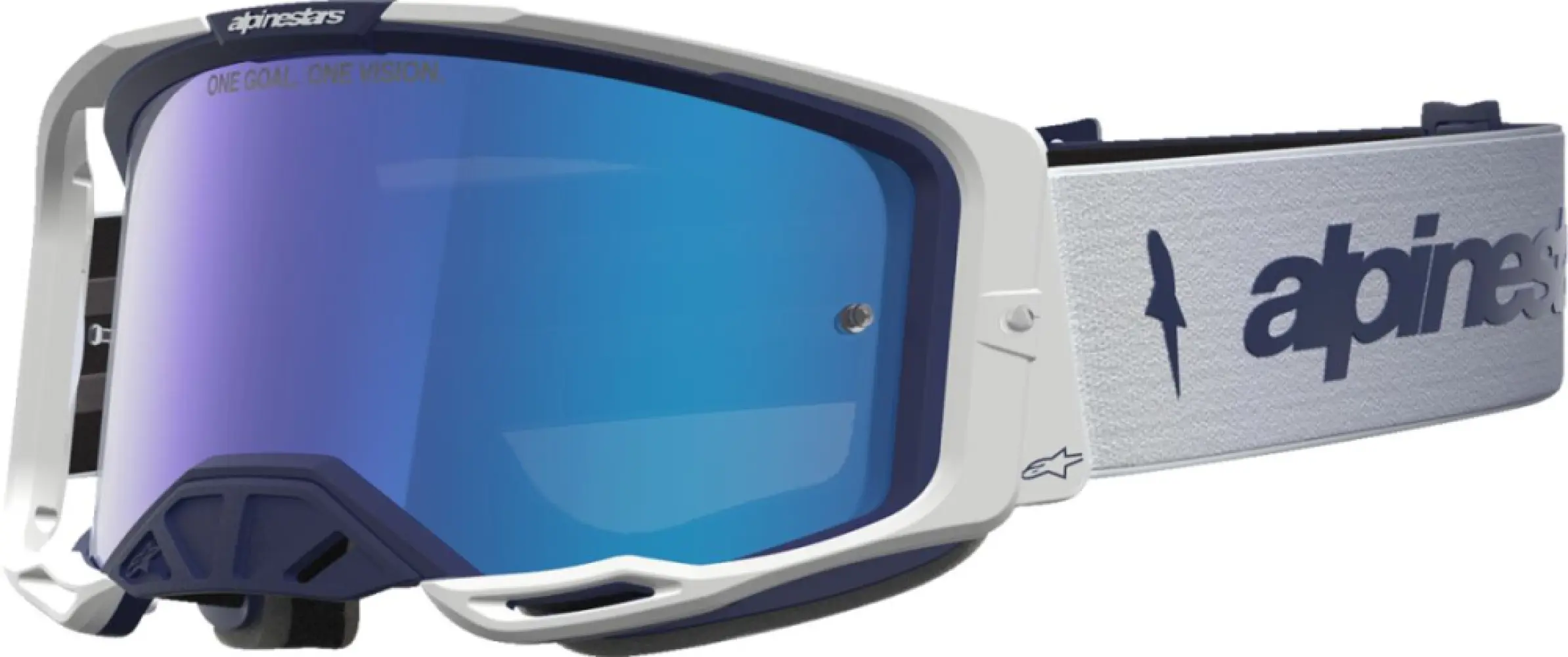 ALPINESTARS GOGGLES - GOGGLE VISION 8 AMBER NVY WHIT - 26014133