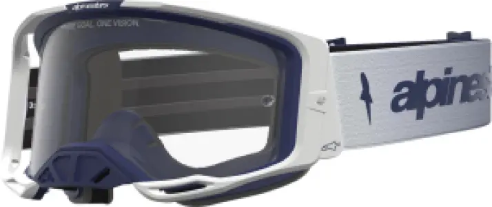 ALPINESTARS GOGGLES - GOGGLE VISION 8 AMBER WHT/NVY/ - 26014135