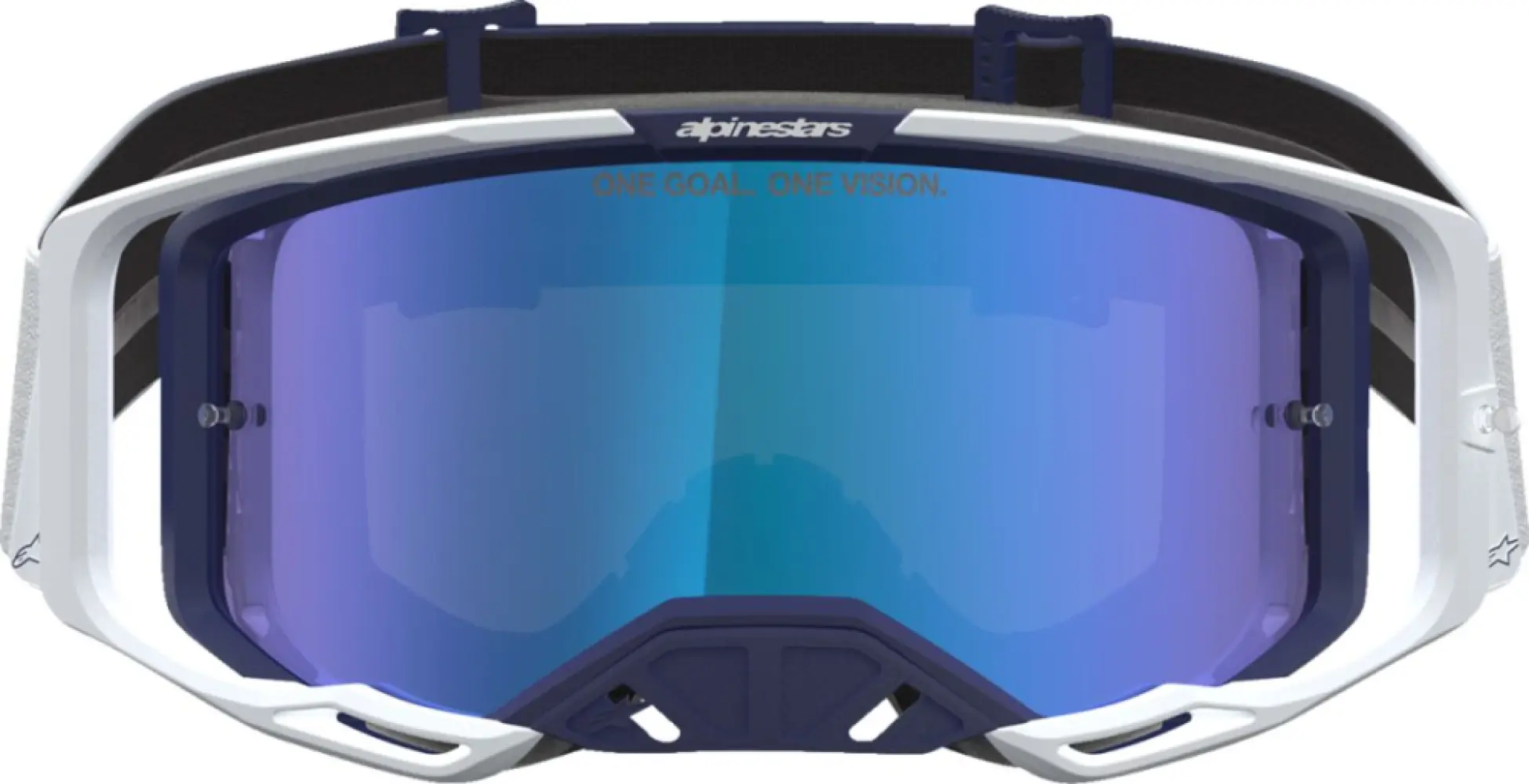 ALPINESTARS GOGGLES - GOGGLE VISION 8 AMBER NVY WHIT - 26014133
