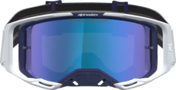 ALPINESTARS GOGGLES - GOGGLE VISION 8 AMBER NVY WHIT - 26014133