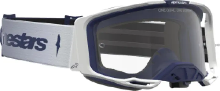ALPINESTARS GOGGLES - GOGGLE VISION 8 AMBER WHT/NVY/ - 26014135