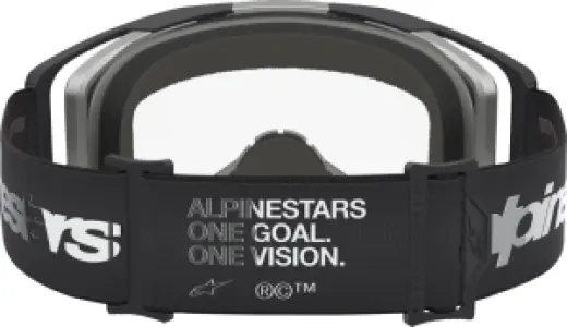 ALPINESTARS GOGGLES - GOGGLE VISION 8 AMBER BLK/SIL/ - 26014134