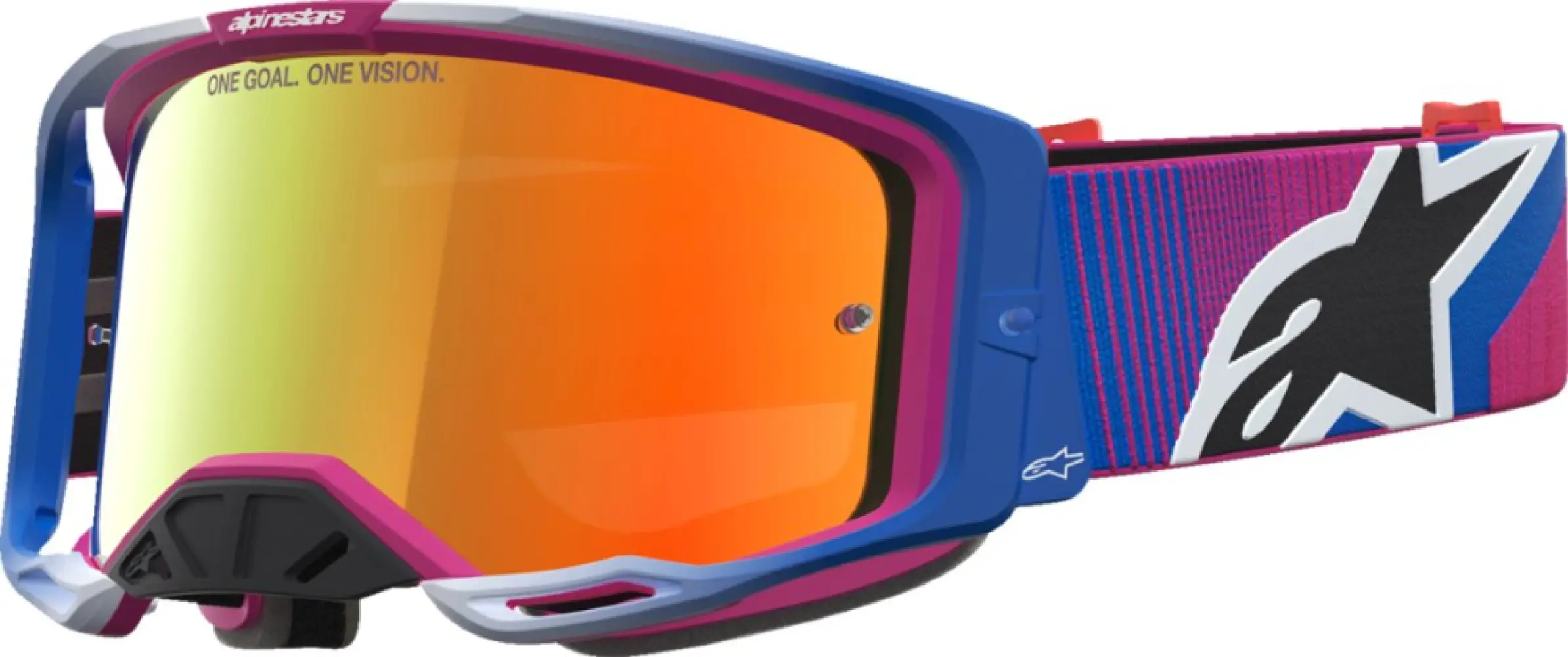 ALPINESTARS GOGGLES - GOGGLE VISION 8 MAVEN FIRE RED - 26014137