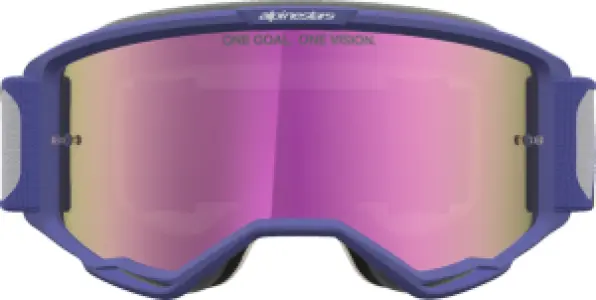 ALPINESTARS GOGGLES - GOGGLE VISION 5 DRAG RED PURPL - 26014140