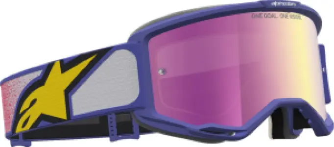 ALPINESTARS GOGGLES - GOGGLE VISION 5 DRAG RED PURPL - 26014140