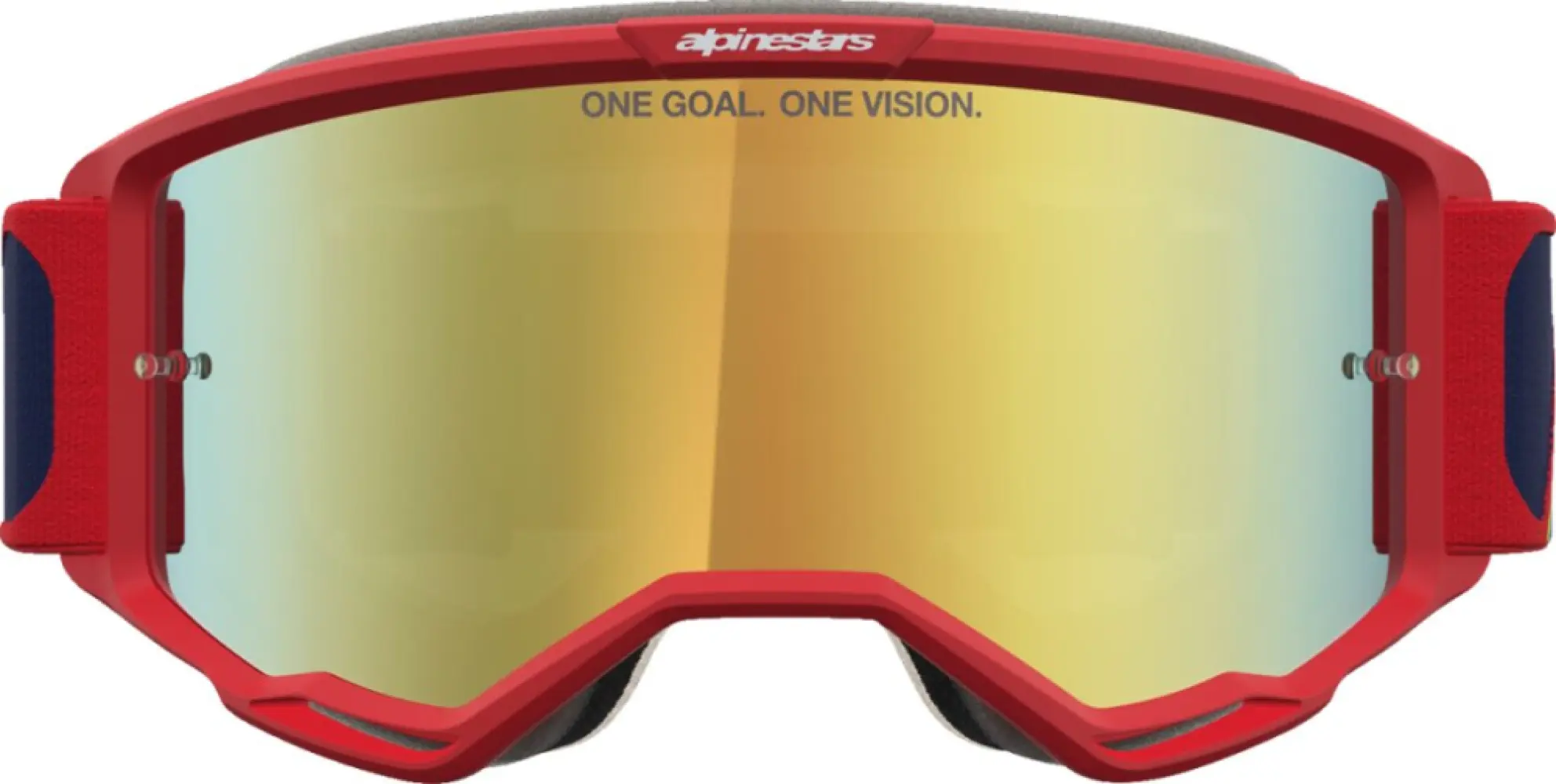 ALPINESTARS GOGGLES - GOGGLE VISION 5 DRAG FIRE RED  - 26014141