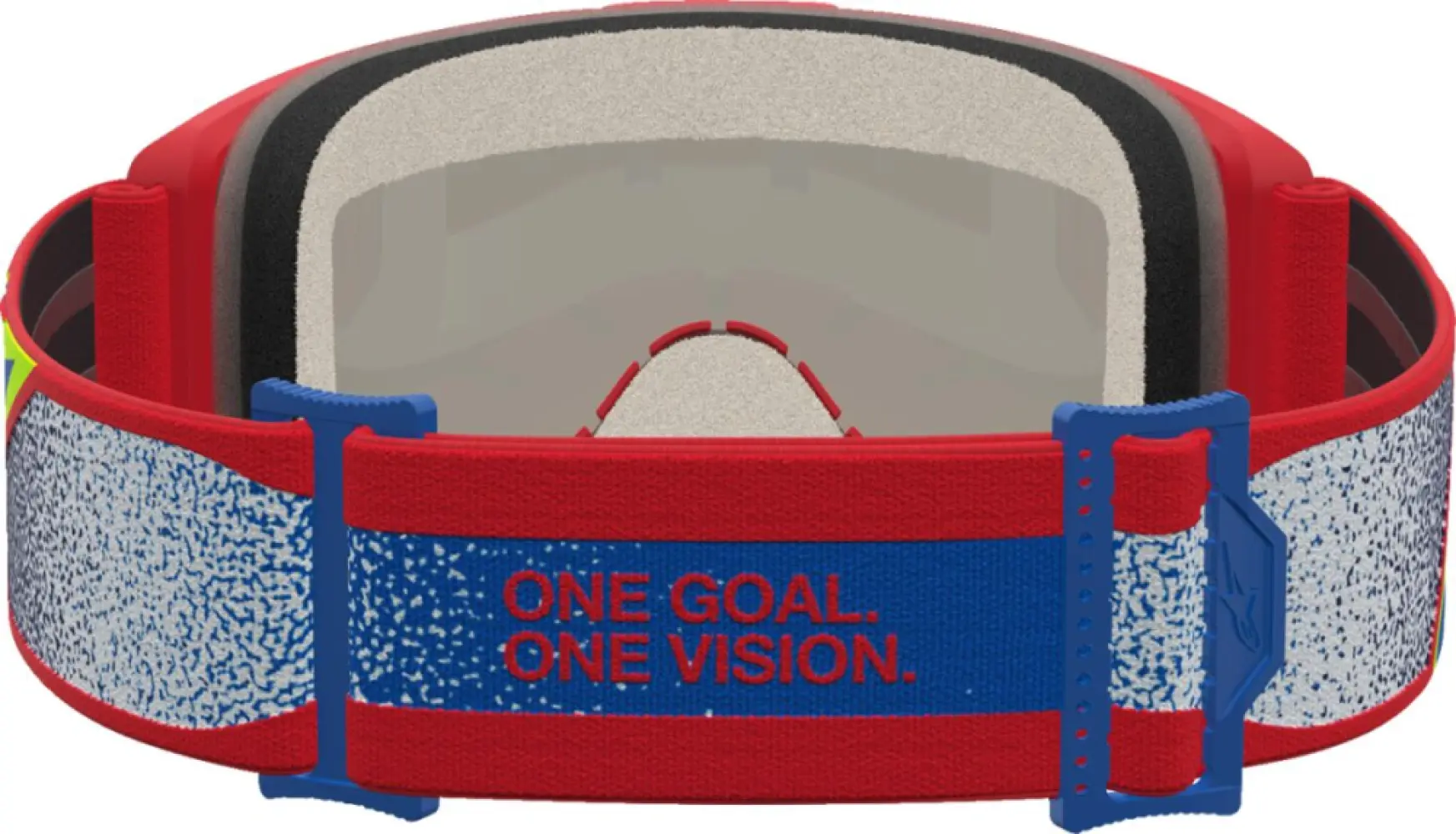 ALPINESTARS GOGGLES - GOGGLE VISION 5 DRAG FIRE RED  - 26014141