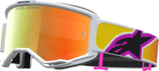 ALPINESTARS GOGGLES - GOGGLE VISION 5 DRAG ORG RED M - 26014143