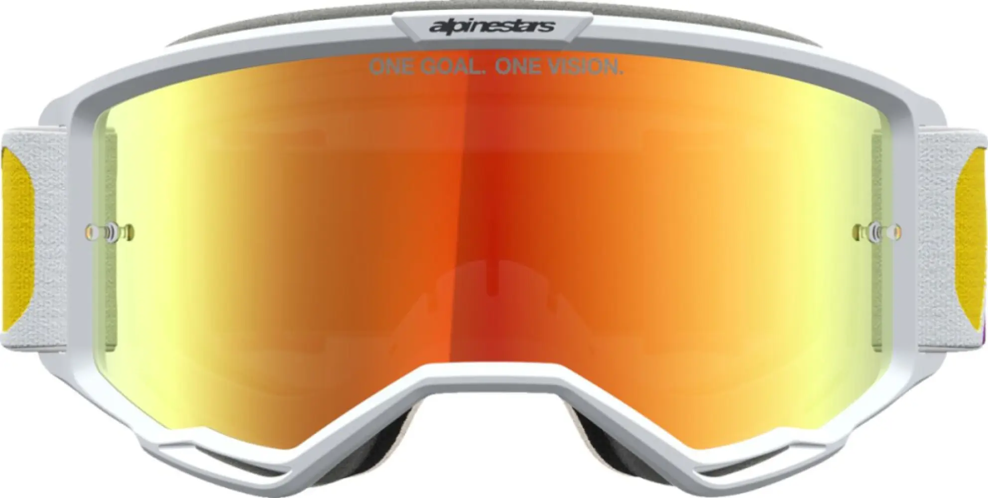 ALPINESTARS GOGGLES - GOGGLE VISION 5 DRAG ORG RED M - 26014143