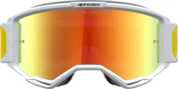ALPINESTARS GOGGLES - GOGGLE VISION 5 DRAG ORG RED M - 26014143