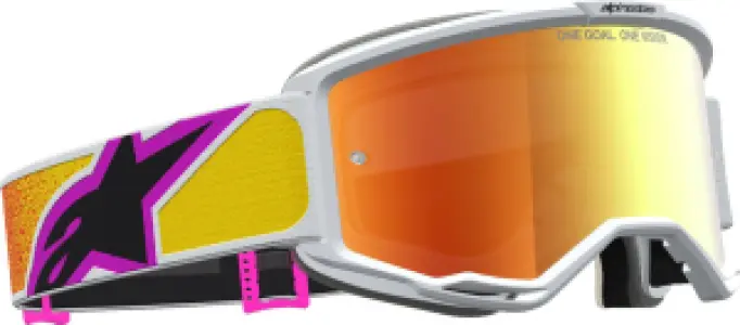ALPINESTARS GOGGLES - GOGGLE VISION 5 DRAG ORG RED M - 26014143