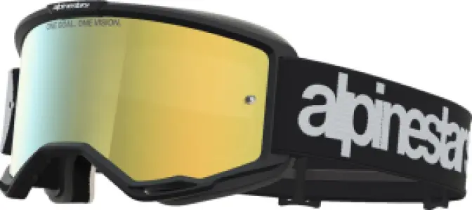 ALPINESTARS GOGGLES - GOGGLE VISION 5 HONE BLK WHITE - 26014144