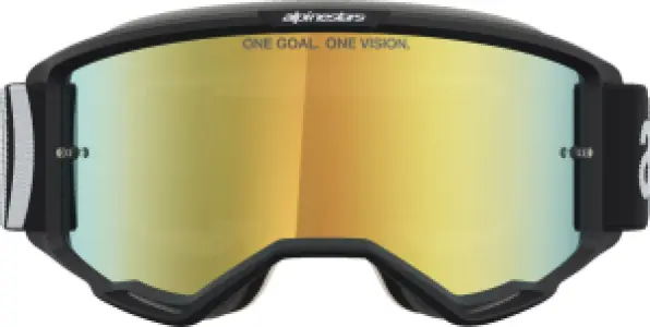 ALPINESTARS GOGGLES - GOGGLE VISION 5 HONE BLK WHITE - 26014144