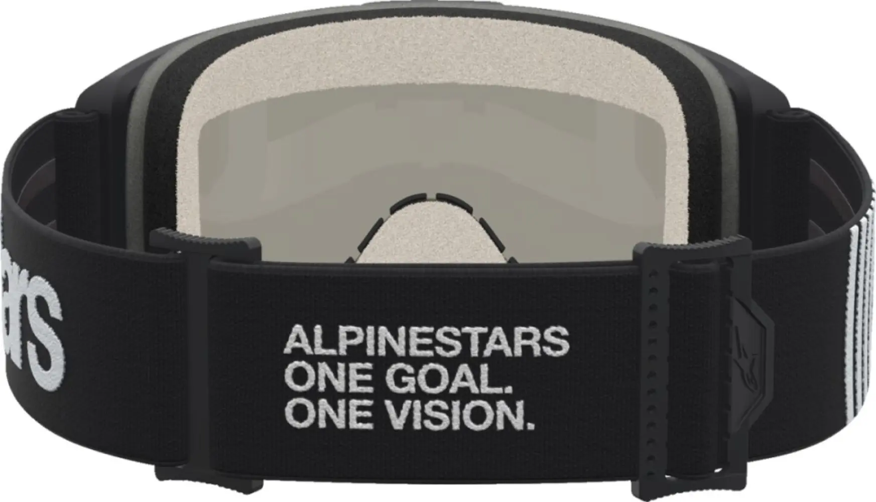 ALPINESTARS GOGGLES - GOGGLE VISION 5 HONE BLK WHITE - 26014144