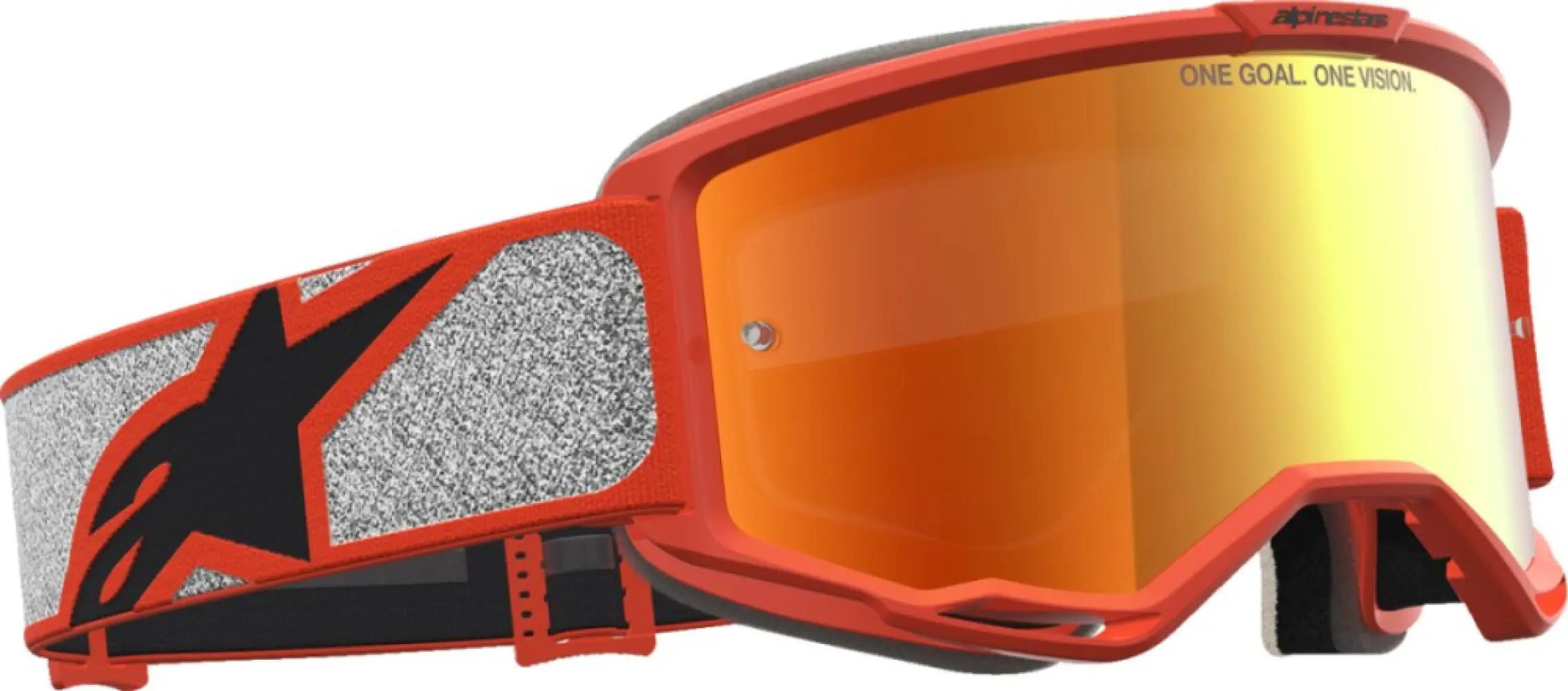 ALPINESTARS GOGGLES - GOGGLE VISION 5 RORA SIL ORANG - 26014146