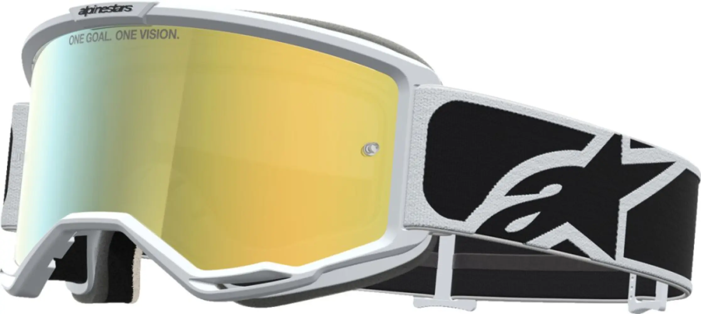 ALPINESTARS GOGGLES - GOGGLE VISION 5 RORA BLK WHITE - 26014148