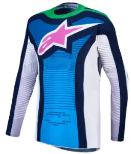 ALPINESTARS(MX) - JERSEY TECHSTAR MAVEN WHITE/BL - 29108921