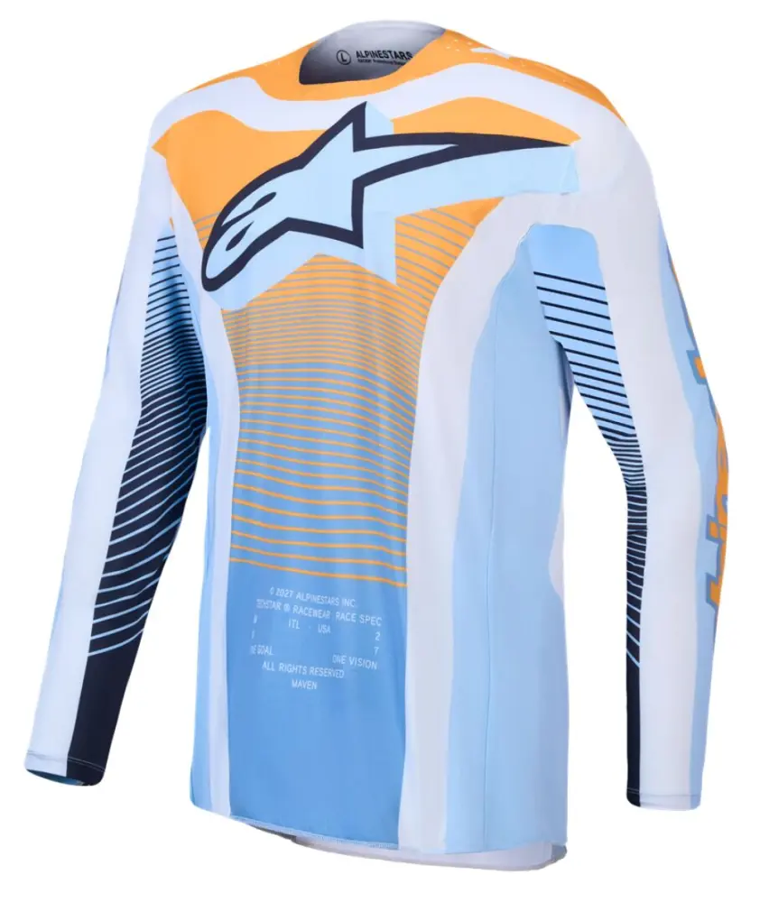 ALPINESTARS(MX) - JERSEY TECHSTAR MAVEN BLU/TNG/ - 29108939