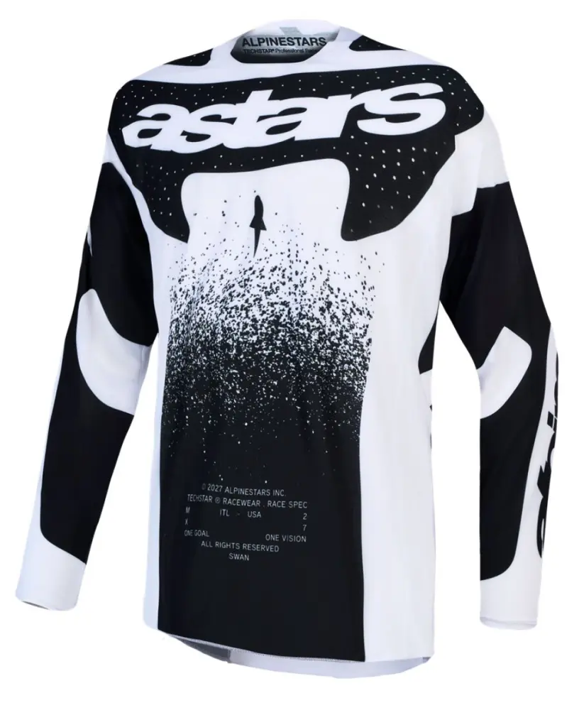 ALPINESTARS(MX) - JERSEY TECHSTAR SWAN WHITE/BLA - 29108941