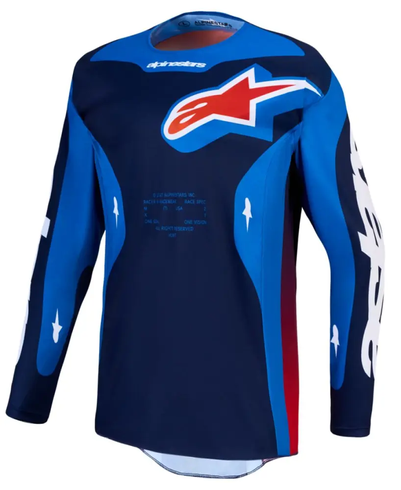 ALPINESTARS(MX) - JERSEY RACER HUNT BLUE/RED XL - 29108983