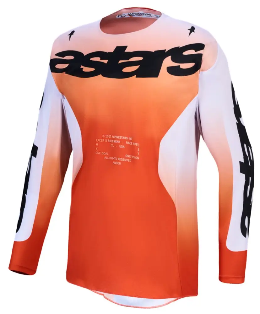 ALPINESTARS(MX) - JERSEY RACER AMBER RED/LIL/BLK - 29108986