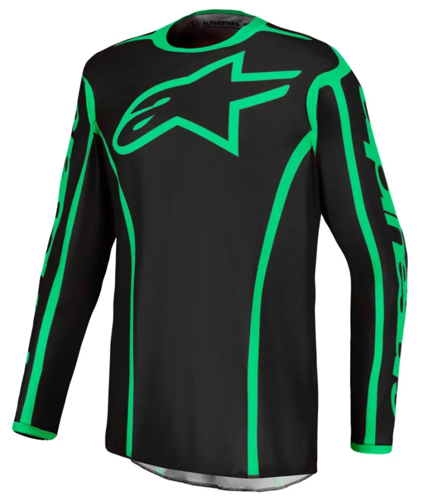 ALPINESTARS(MX) - JERSEY FLUID APEX V2 BLACK/GRE - 29109026