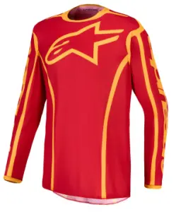 ALPINESTARS(MX) - JERSEY FLUID APEX V2 RED/GLD 2 - 29109039