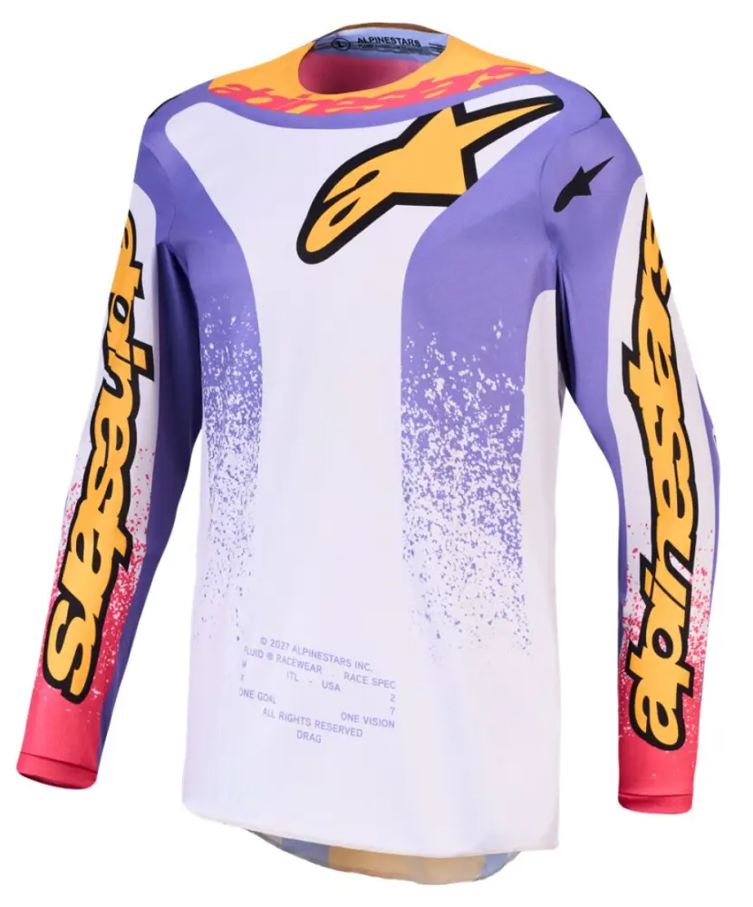 ALPINESTARS(MX) - JERSEY FLUID DRAG LIL/BLU/GLD  - 29109052