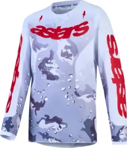 ALPINESTARS(MX) - JERSEY YTH FLUID LONE CAM/WHT/ - 29122804