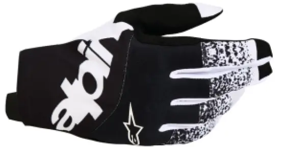 ALPINESTARS(MX) - GLOVES TECHSTAR WHITE/BLACK S - 33309402