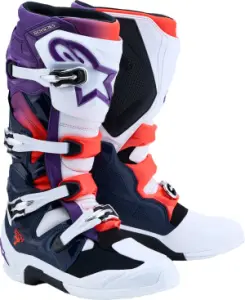 ALPINESTARS(MX) - BOOT TECH 7 PURPLE BLUE FLUO R - 34103500