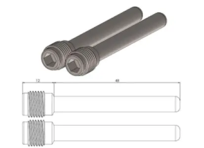 MOTO-MASTER - BRAKE PAD PIN - 17021162