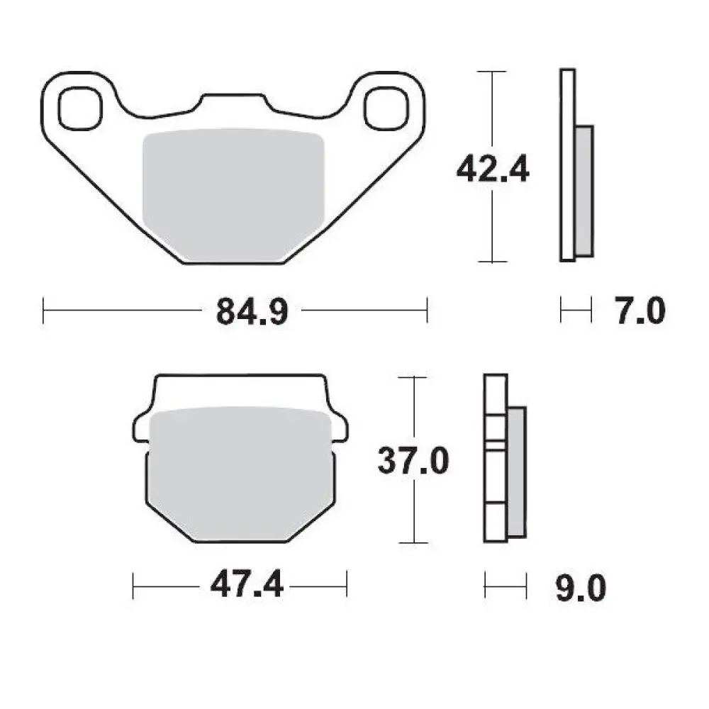 MOTO-MASTER - MM BRAKEPAD KAWASAKI - 17211689