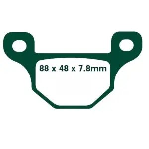 MOTO-MASTER - BRAKE PAD SINTER ATV NITR - 17212122