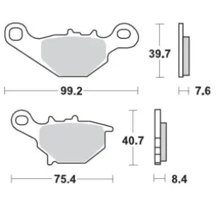 MOTO-MASTER - BRAKE PAD NITRO - 17212127