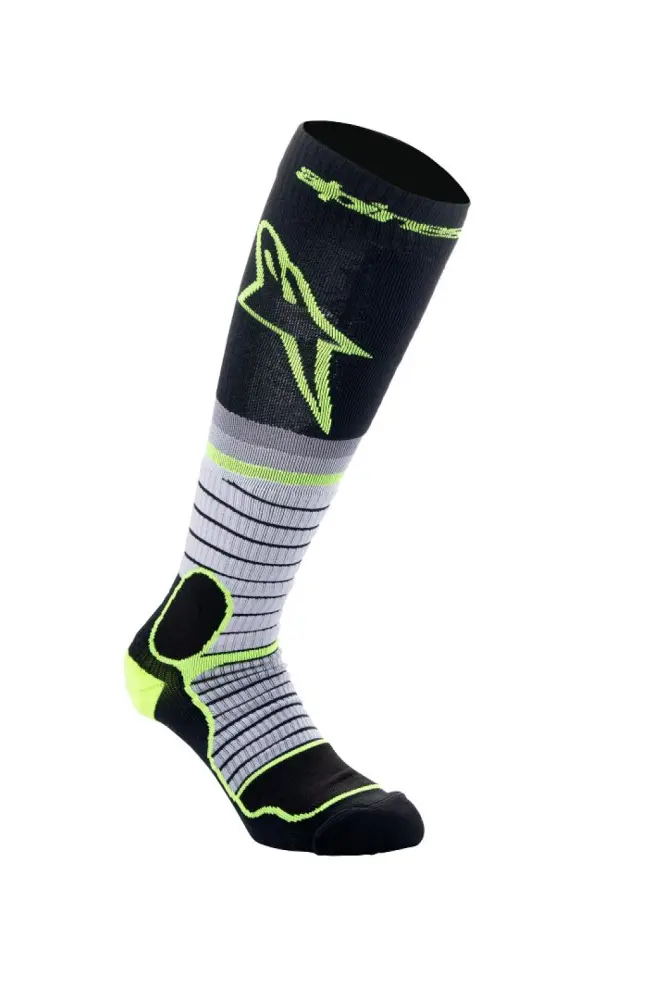 ALPINESTARS(MX) - SOCK MX PRO BLK/GY/YLW S - 34310827