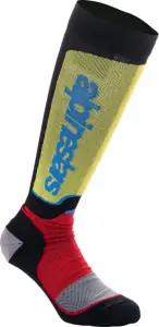ALPINESTARS(MX) - SOCK MX PLUS BLK/RED/BL S - 34310833