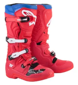 ALPINESTARS(MX) - BOOT TECH5 RED/BLUE 10 - 34103068
