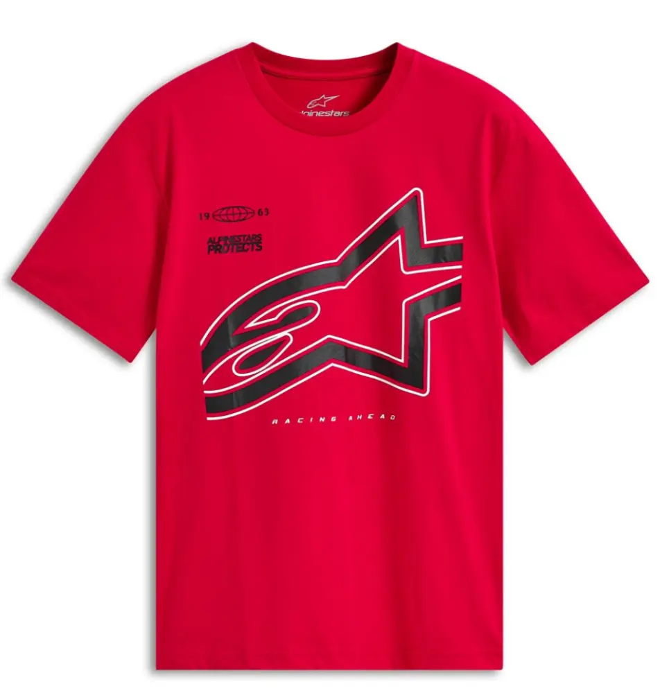 ALPINESTARS (CASUALS) - TEE SS CSF AUTHORITY RED L - 303025426