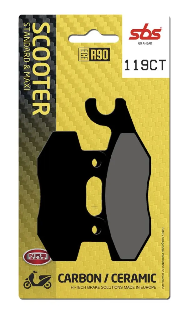 SBS - BRAKE PAD CAR/CER SCOOT - 17200979