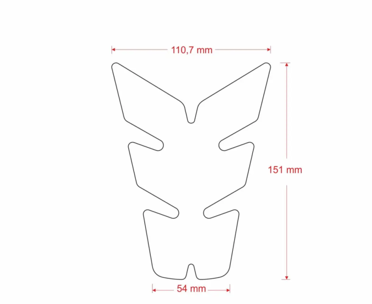ONEDESIGN - TANK PAD UNIVERSAL BLACK - 43010659