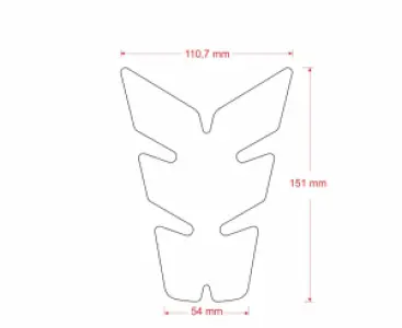 ONEDESIGN - TANK PAD UNIVERSAL BLACK - 43010659
